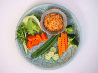 ゆで卵のディップ（ナムプリックカイトム/น้ำพริกไข่ต้ม）